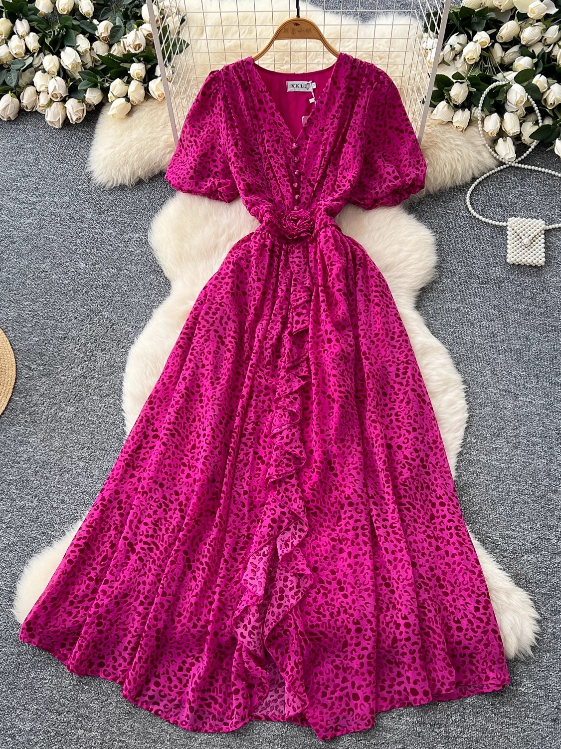 Casual baddie luxury dress CD610