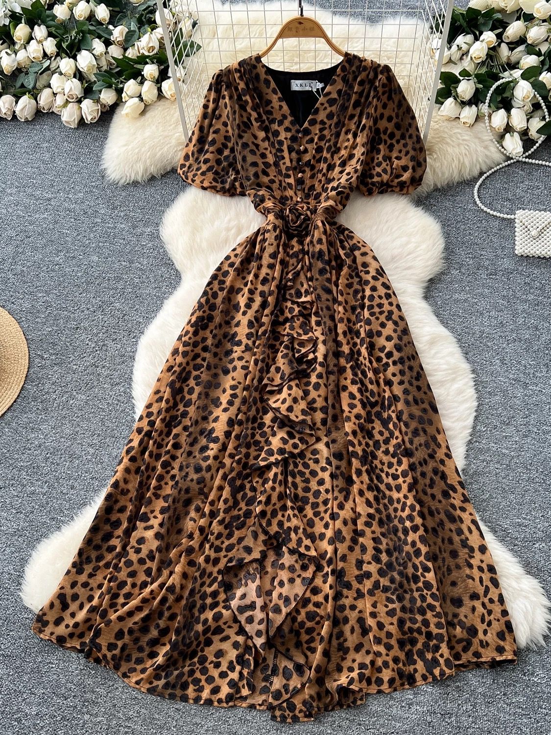 Casual baddie luxury dress CD610 image