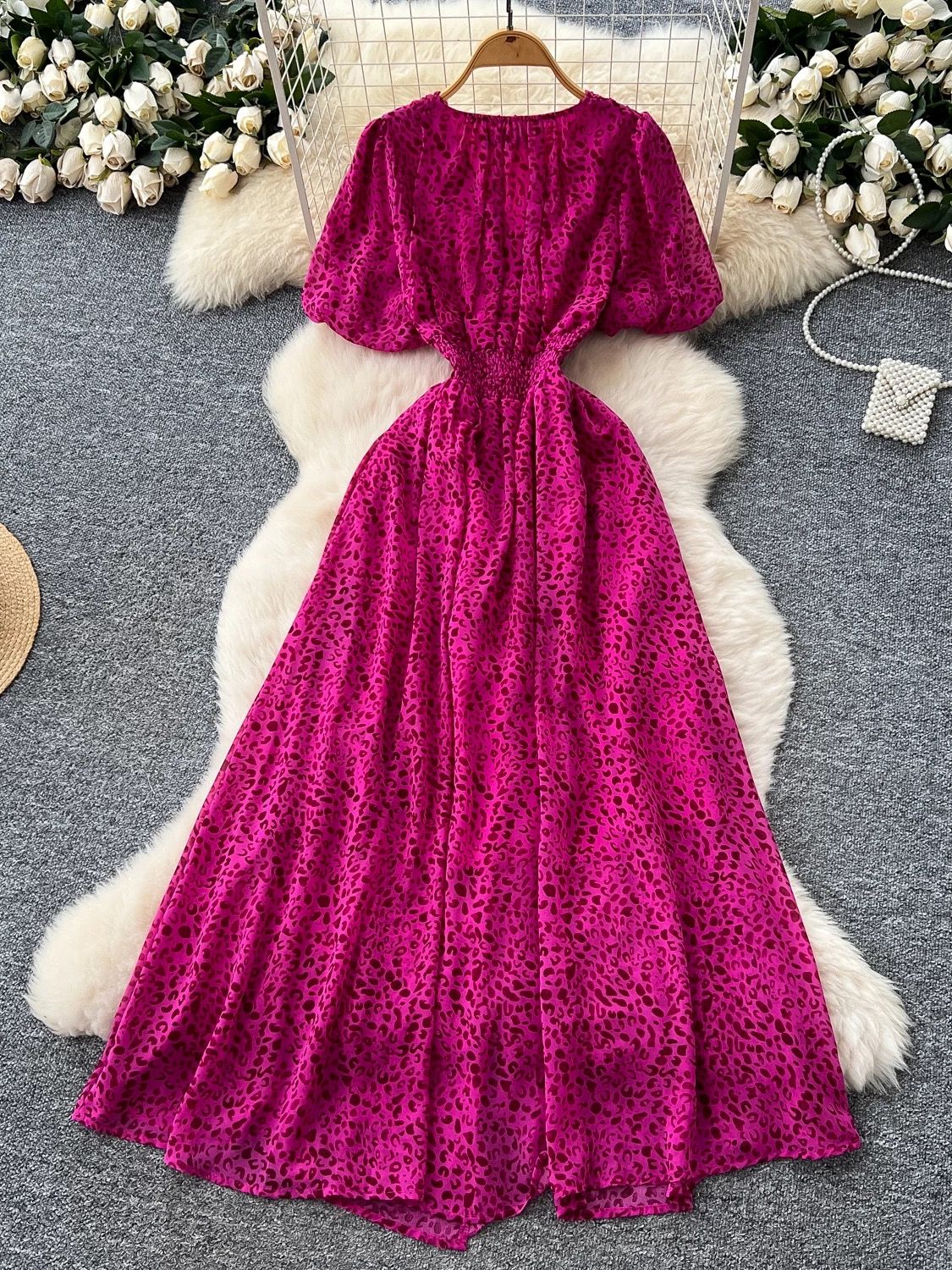 Casual baddie luxury dress CD610 image