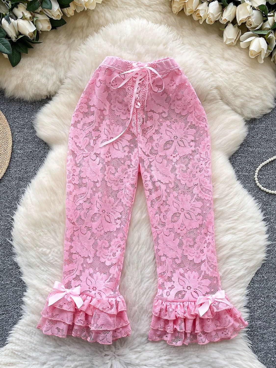 Brighten up the night lace pants CP26 image