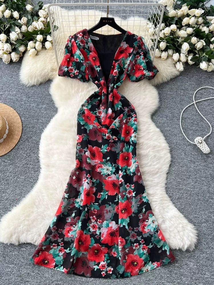 Melody floral dress CD146 image