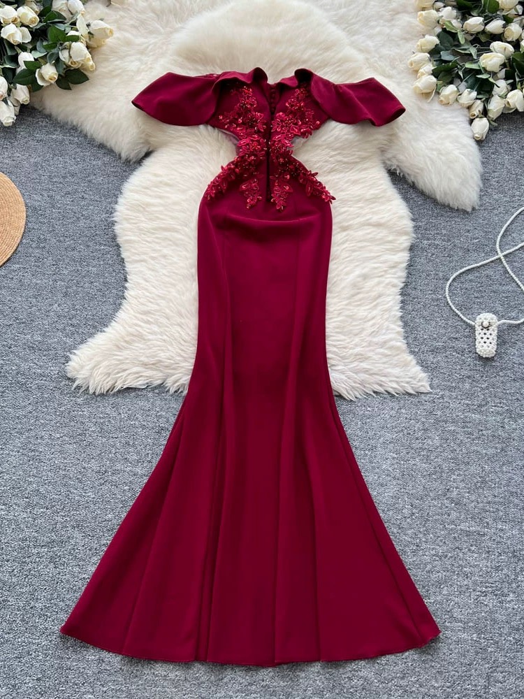 Moroccan nights designer dress EVD166