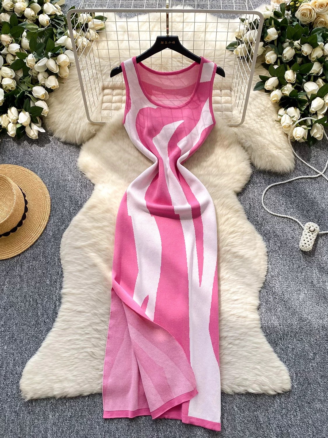 Cherry bomb knitted Dress KBC165