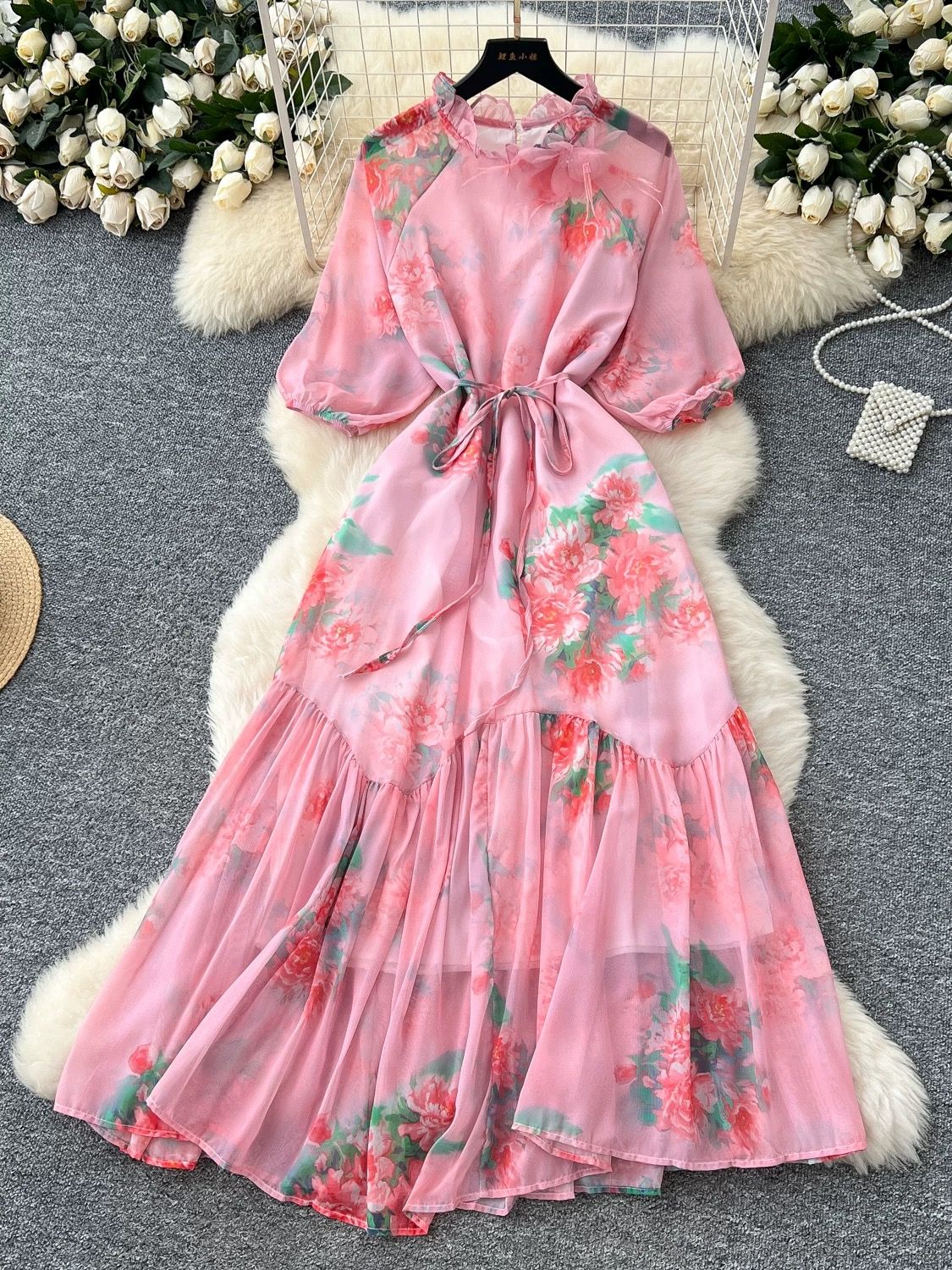 Melina floral dress CD240 image