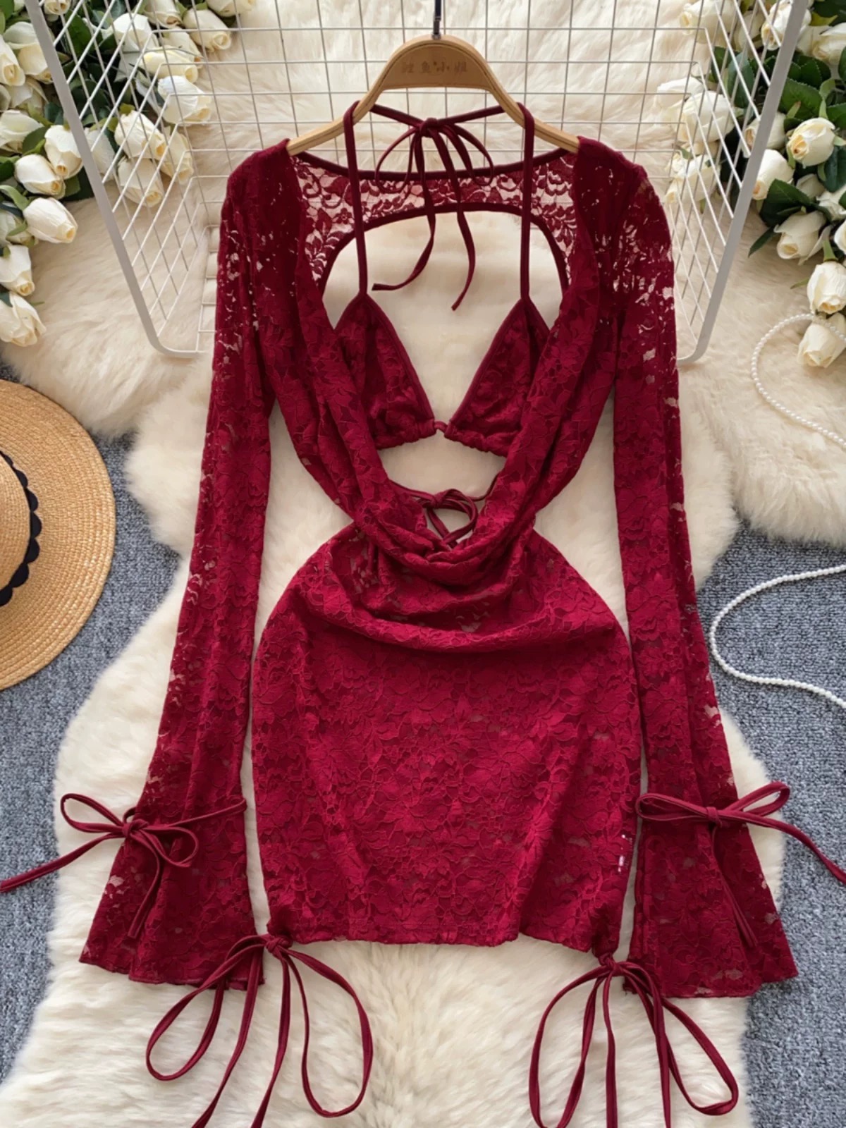 The audacity lace dress CBC1065
