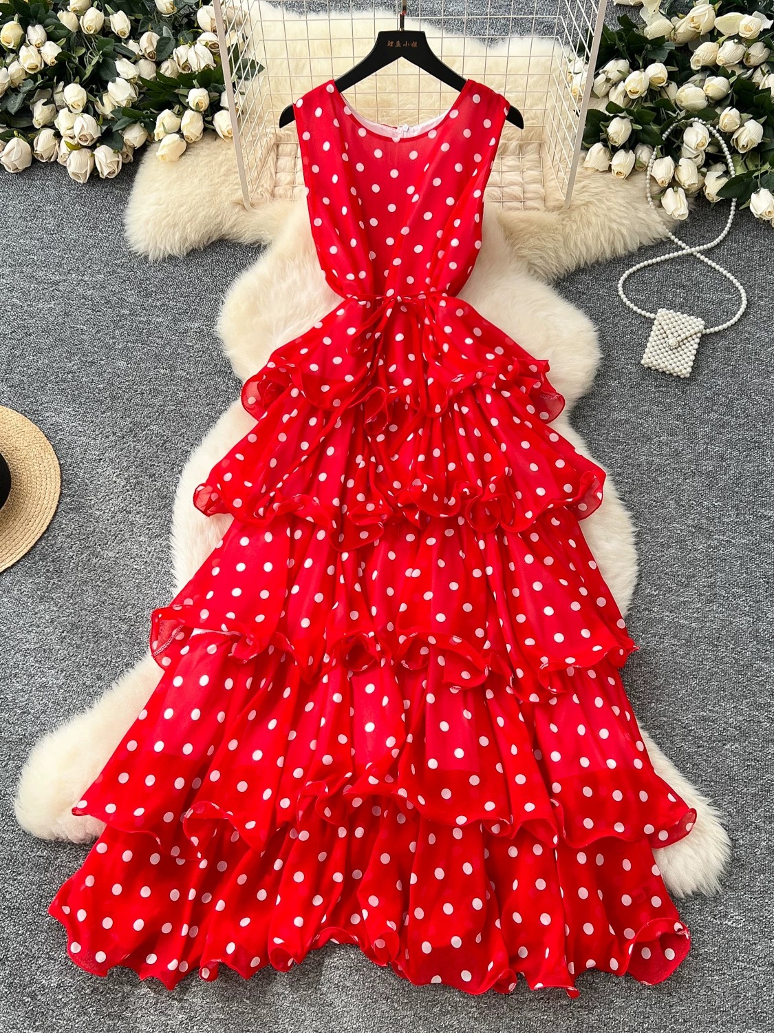 Soul shine polka dress CD245