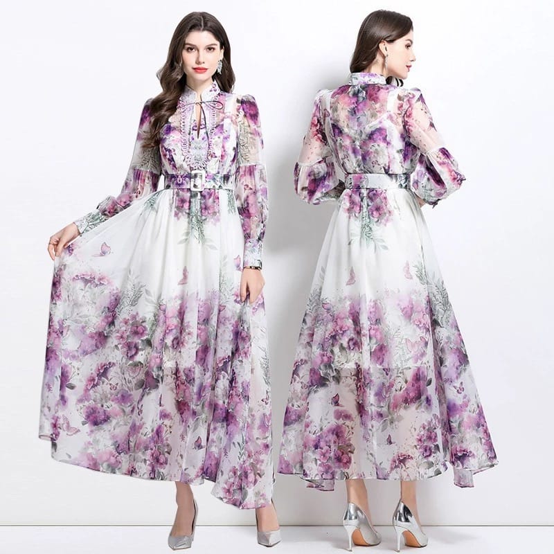 Must be heaven print dress ED175 image