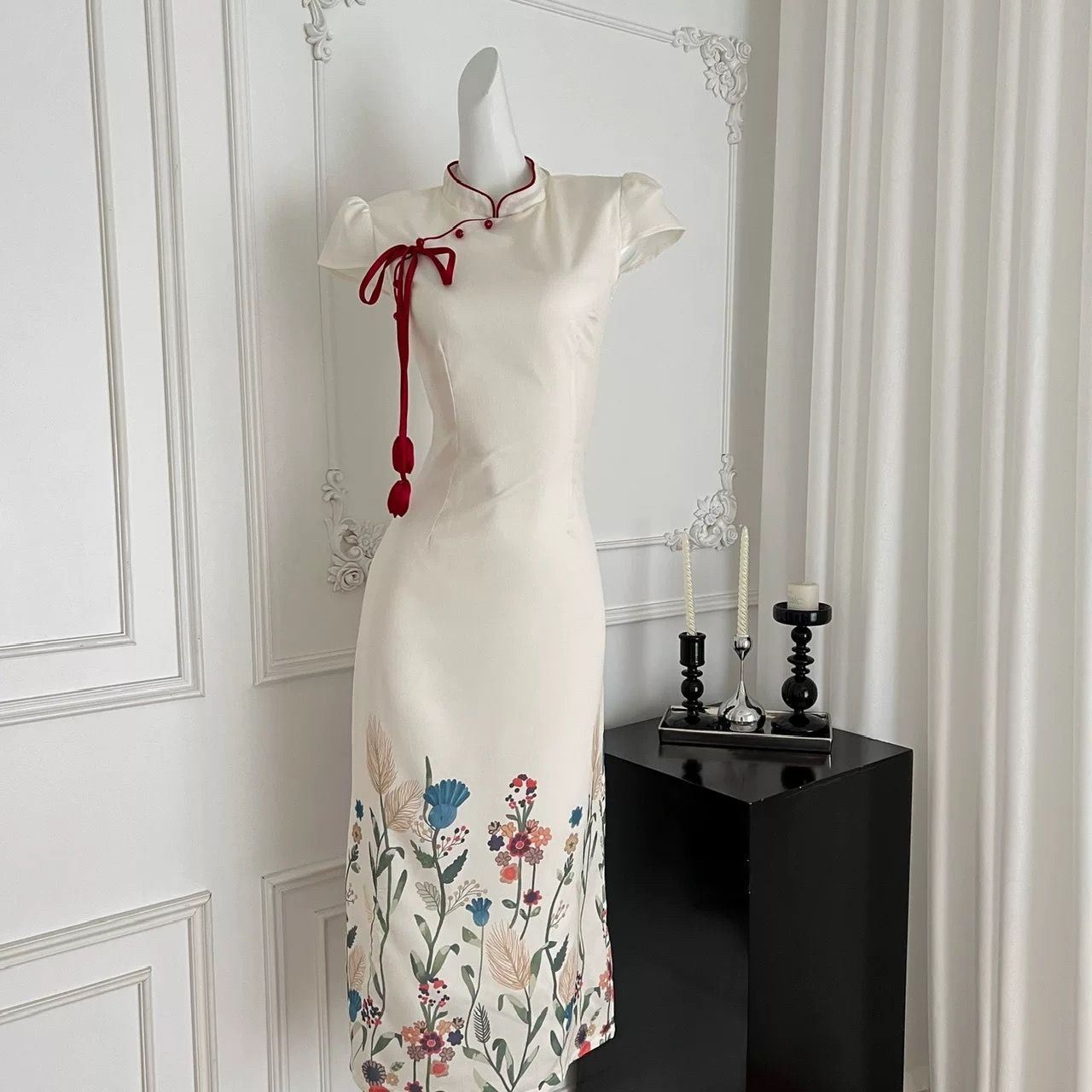 Vibes on vibes print dress CD255 image