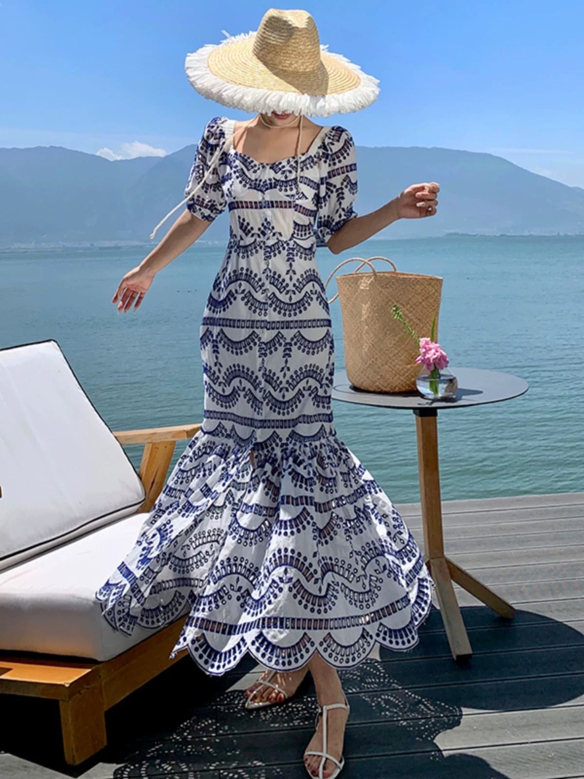 Meet someone new lace dress CD919 image