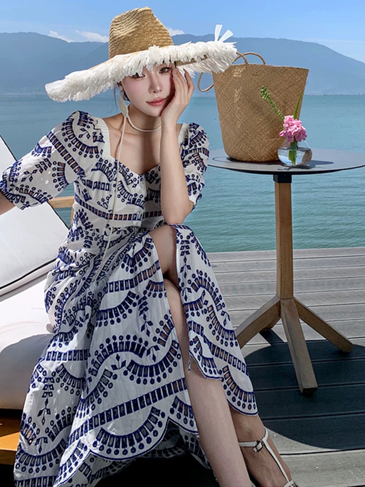 Meet someone new lace dress CD919 image