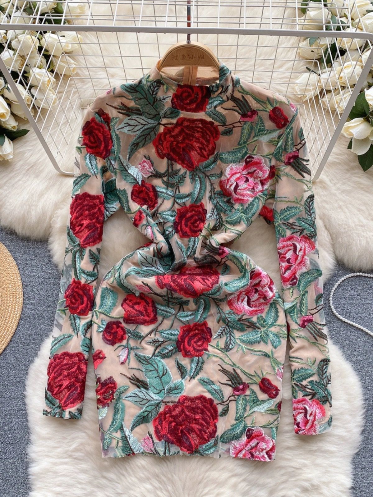 Girls deserve diamonds floral dress EBC254 image