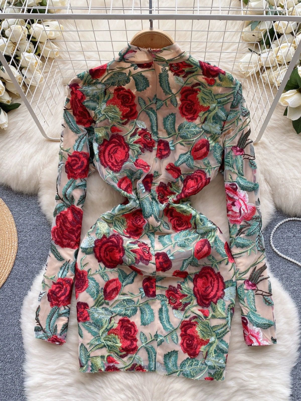 Girls deserve diamonds floral dress EBC254 image