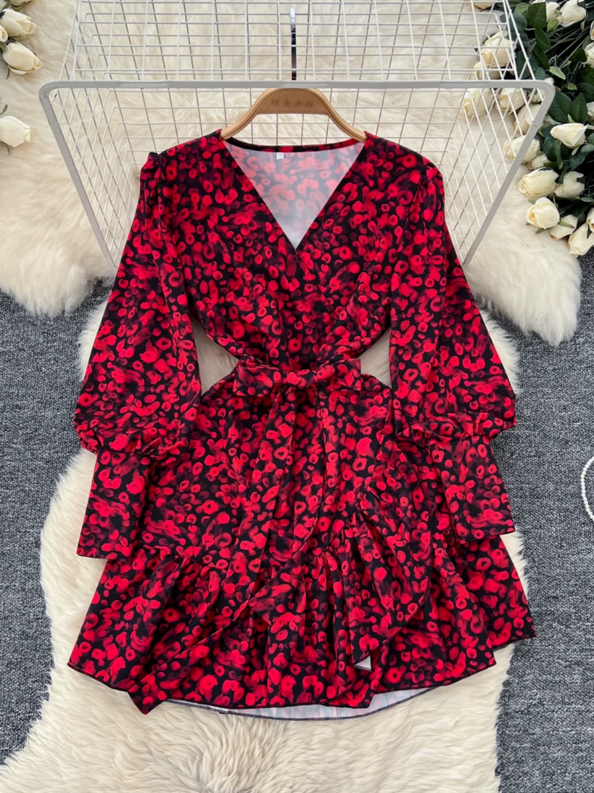 Leaving you on read print dress CD864