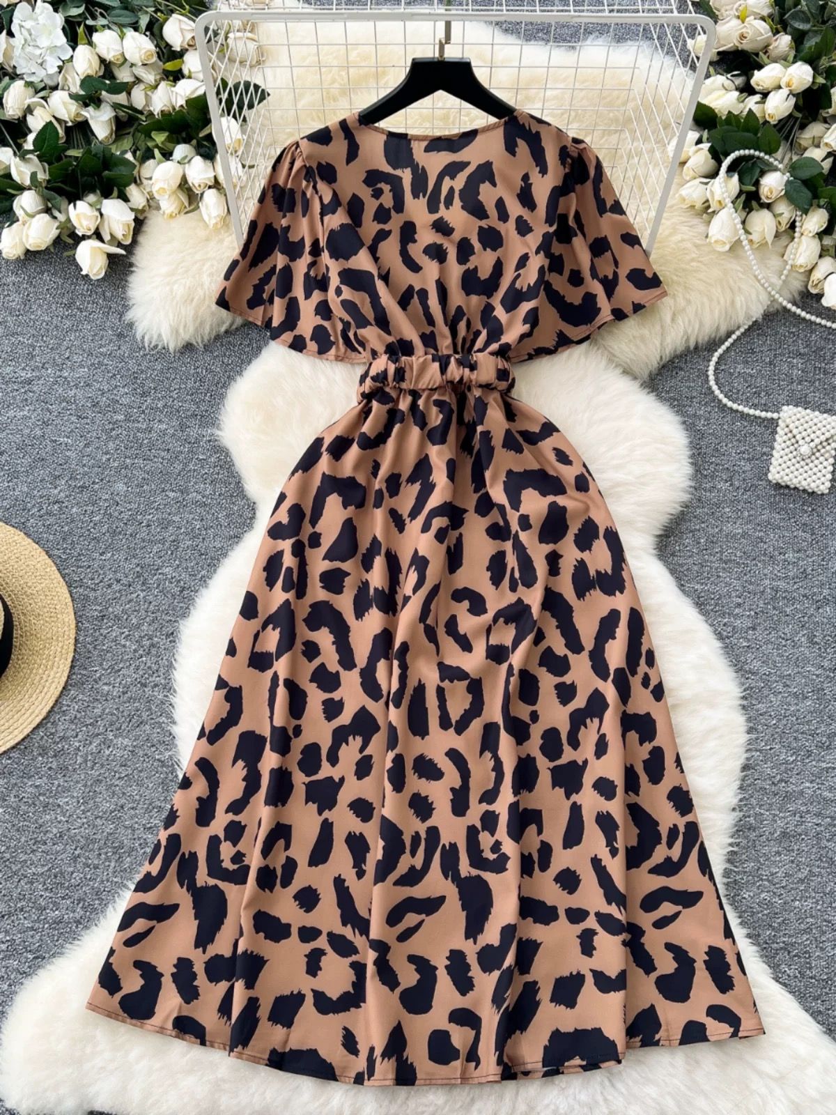 Enchanted dreams print dress CD865 image