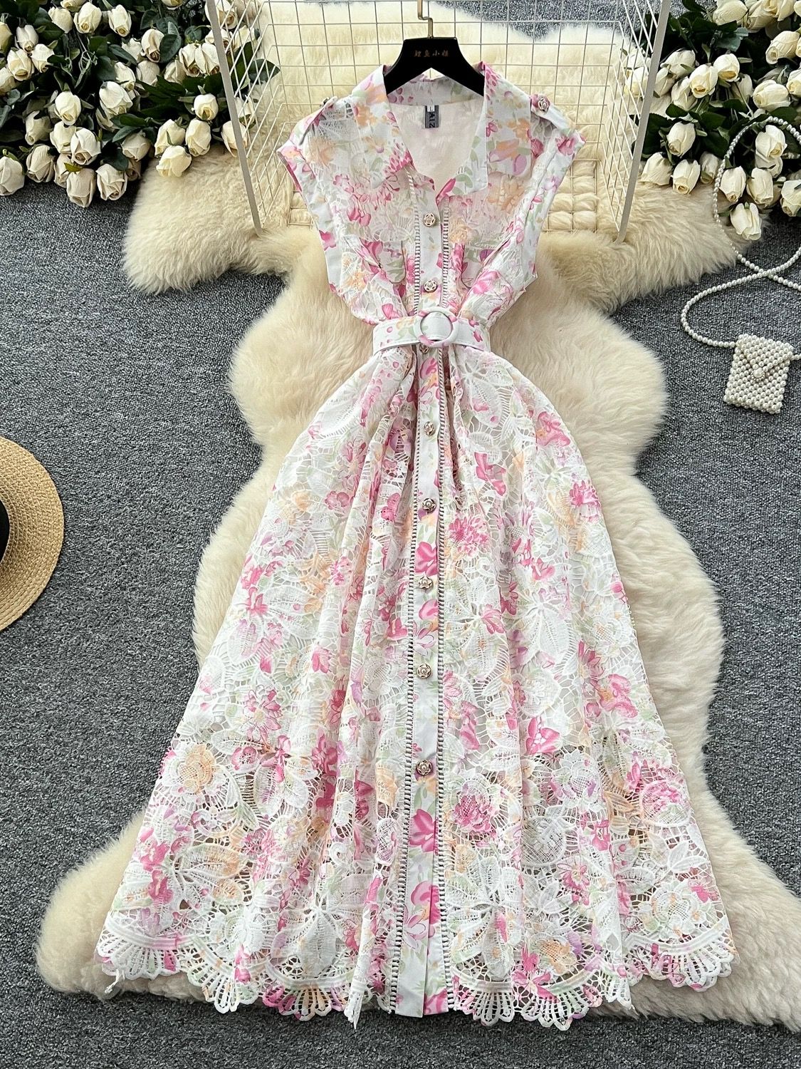 Hear me babe lace dress CD302 image