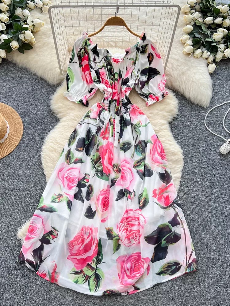 Sign the cheque floral dress CD693