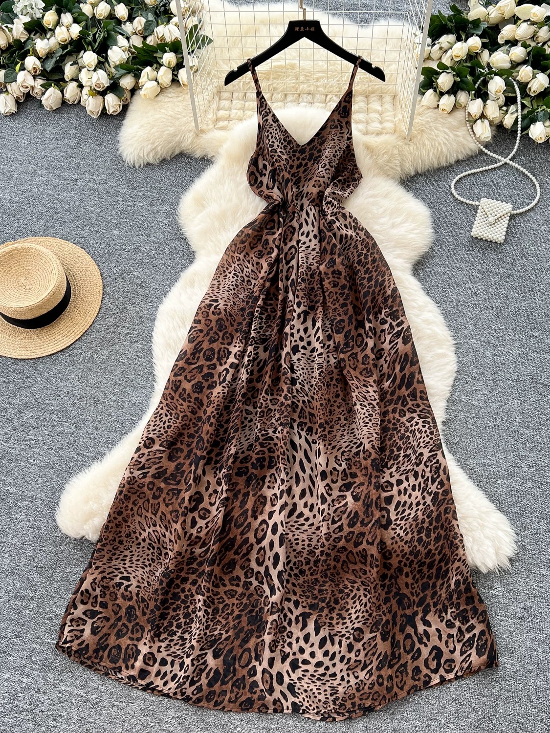 French rose dress CD340