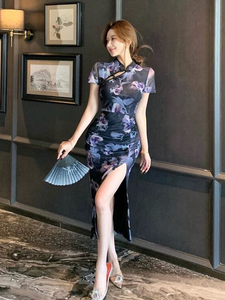 Pleaser seeker qipao dress Q218 image