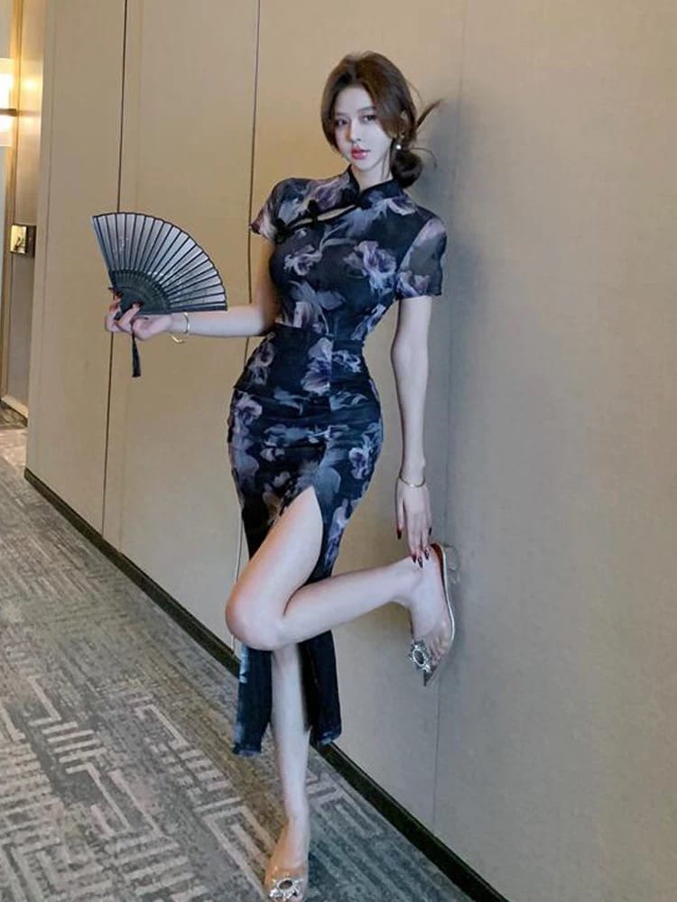 Pleaser seeker qipao dress Q218 image