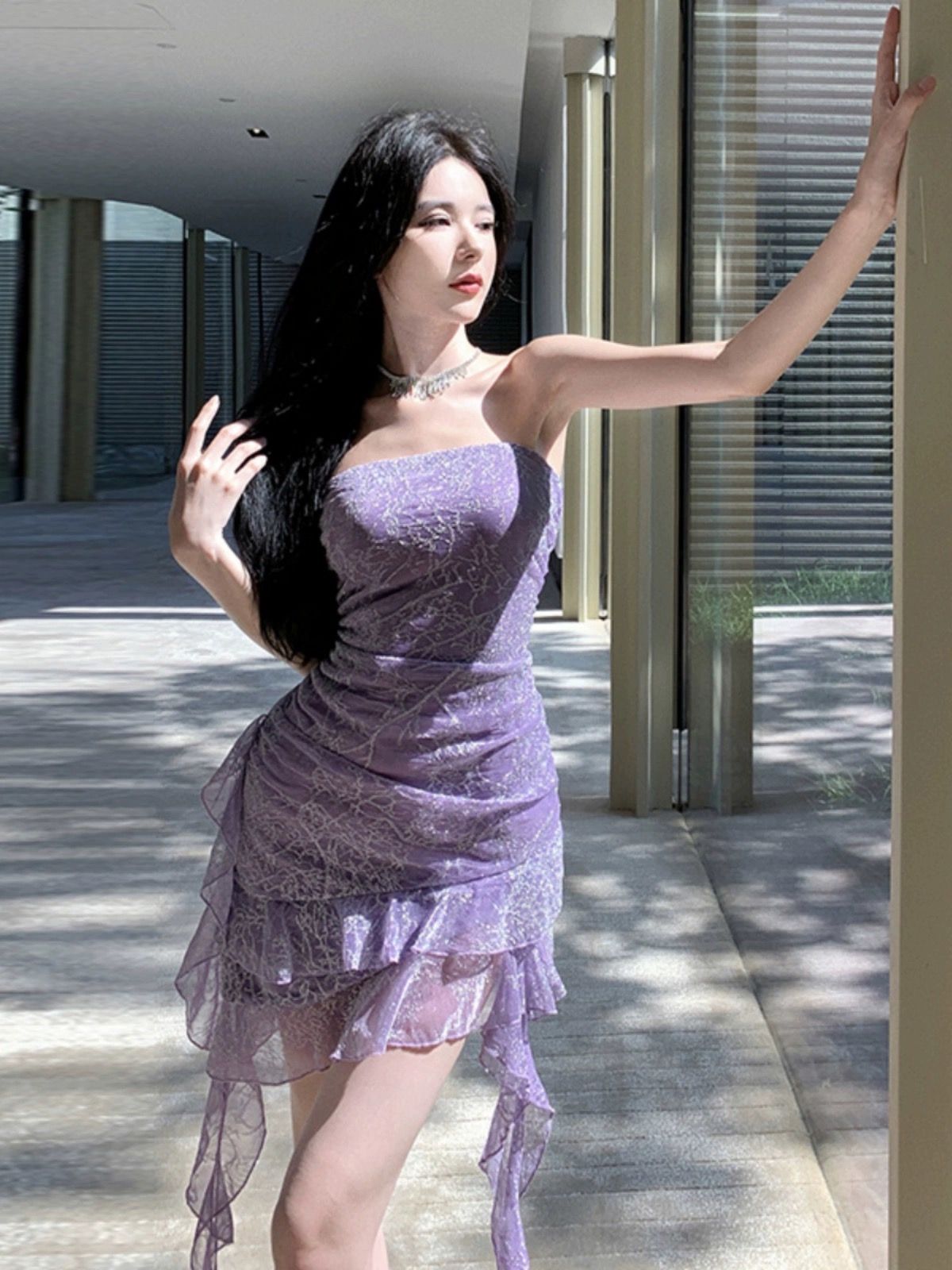 Wasted times lace dress CD1295