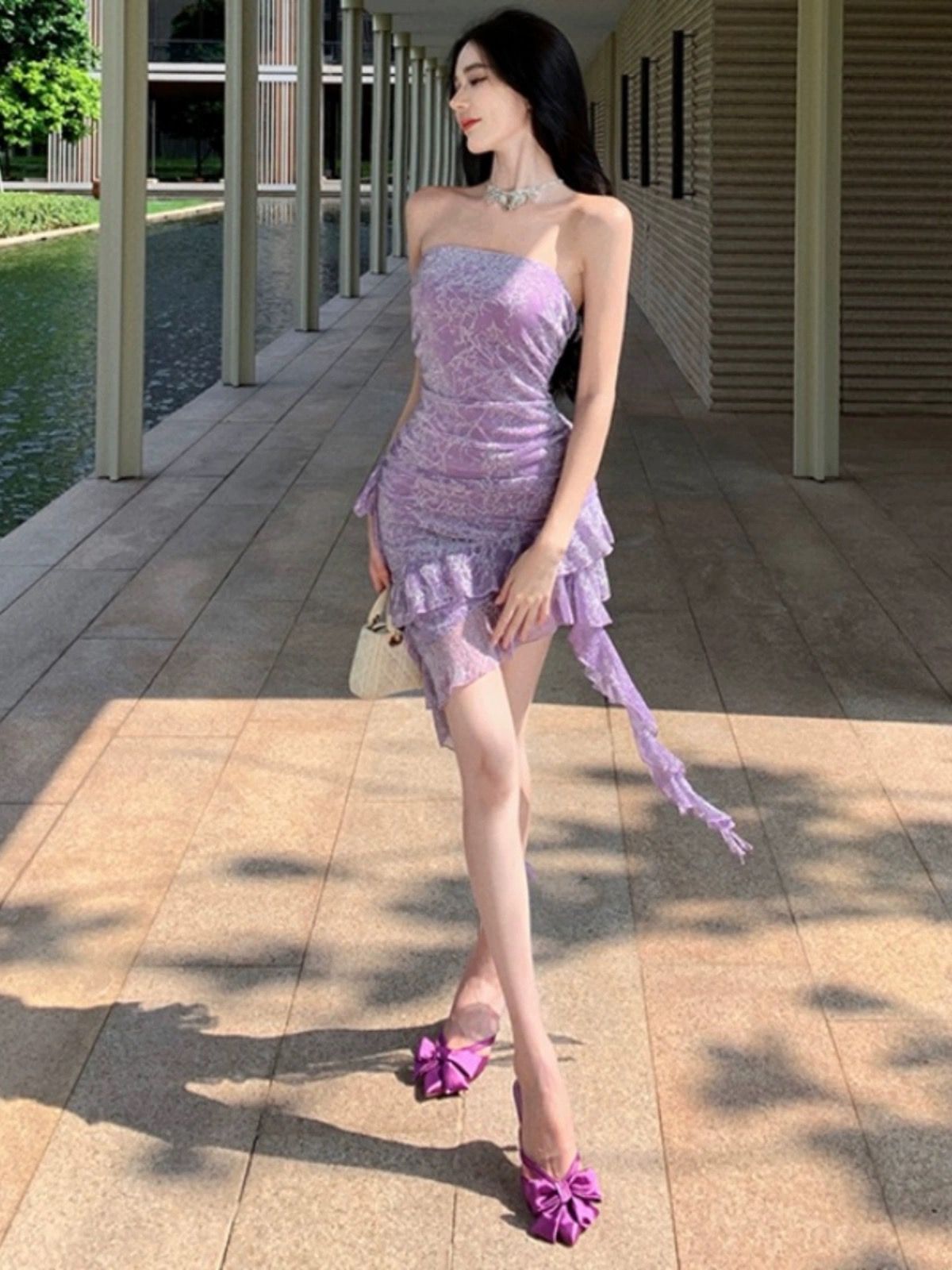 Wasted times lace dress CD1295 image