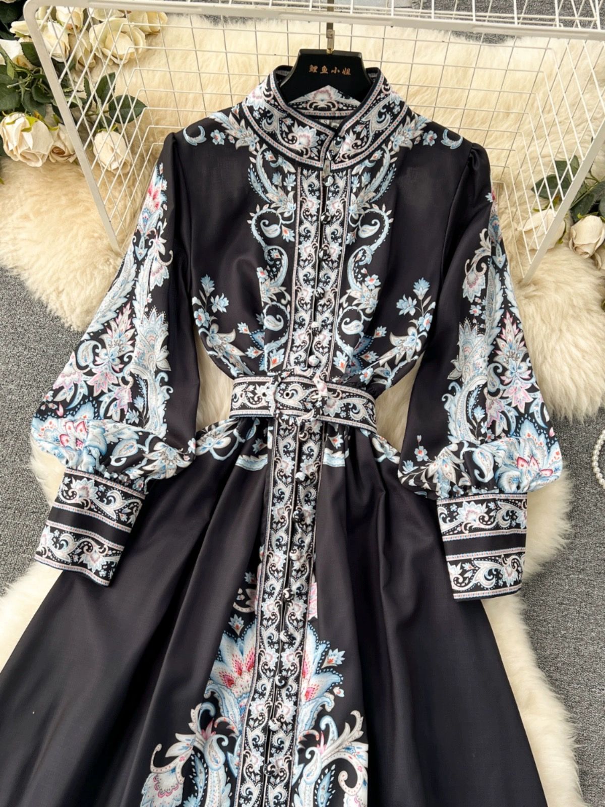 Unique faces dress ED336 image