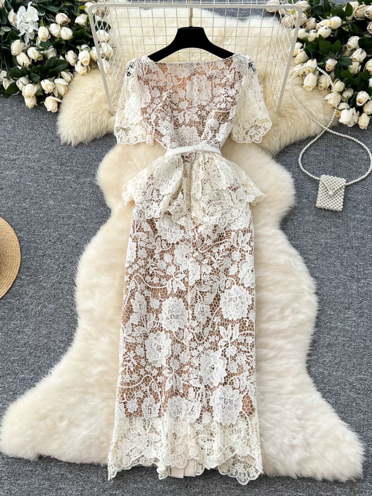 Show you off lace dress FBC333 image