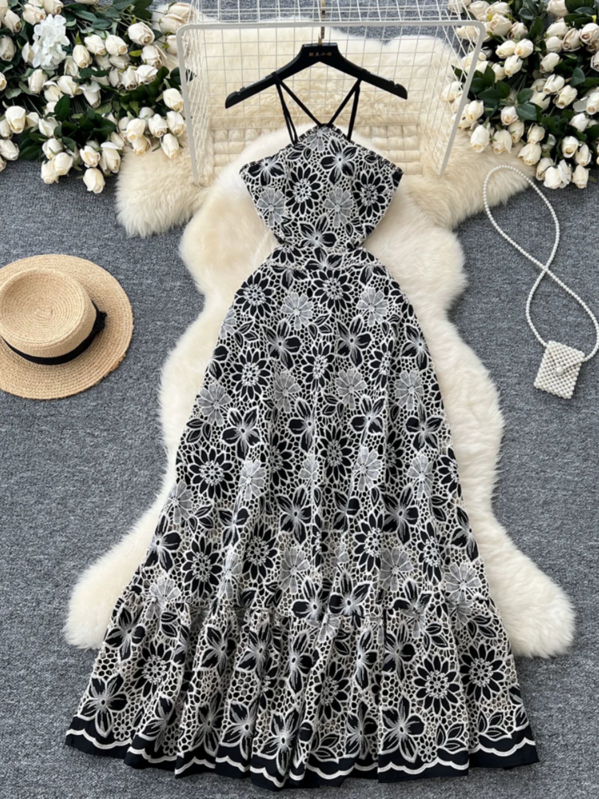 Eyes on me high quality lace dress FD1357