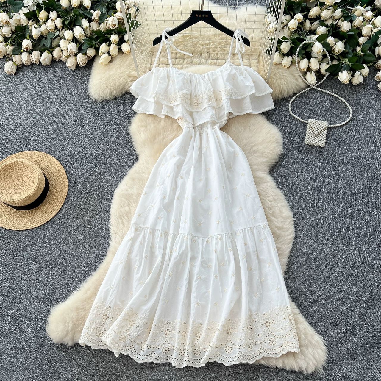 Body is an art lace dress CD698 image