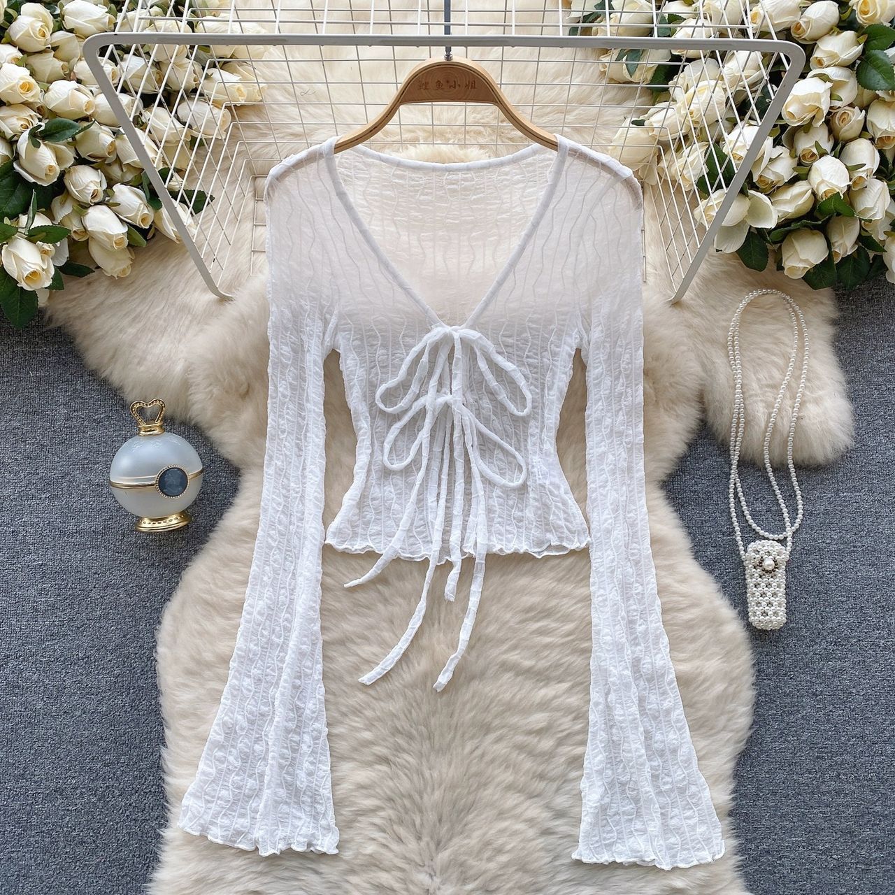 Girly vibes top CTO138 image