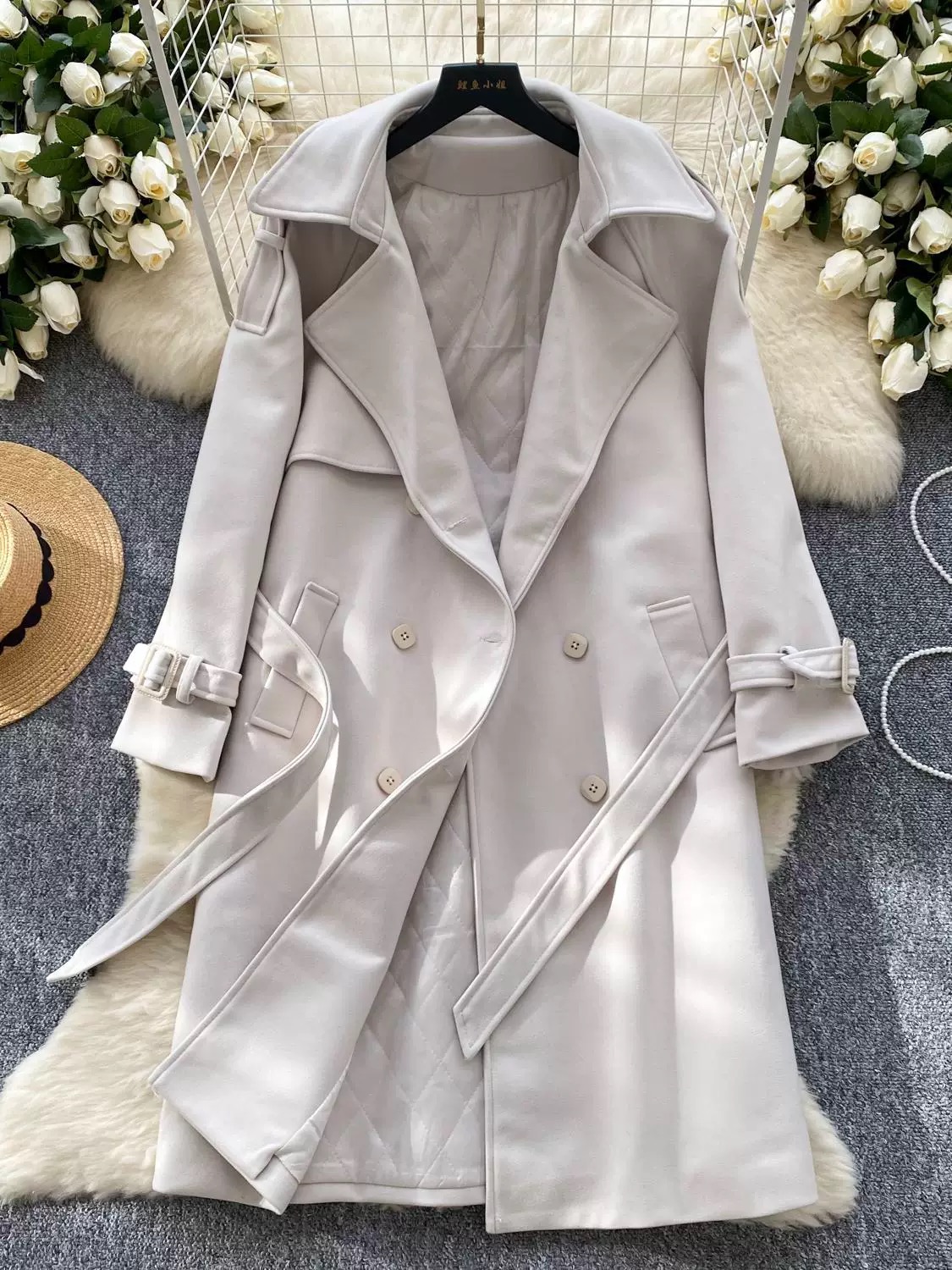 Paradise is calling soft trench coat COA167 image