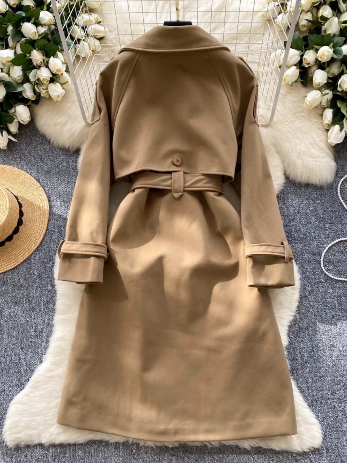 Paradise is calling soft trench coat COA167 image