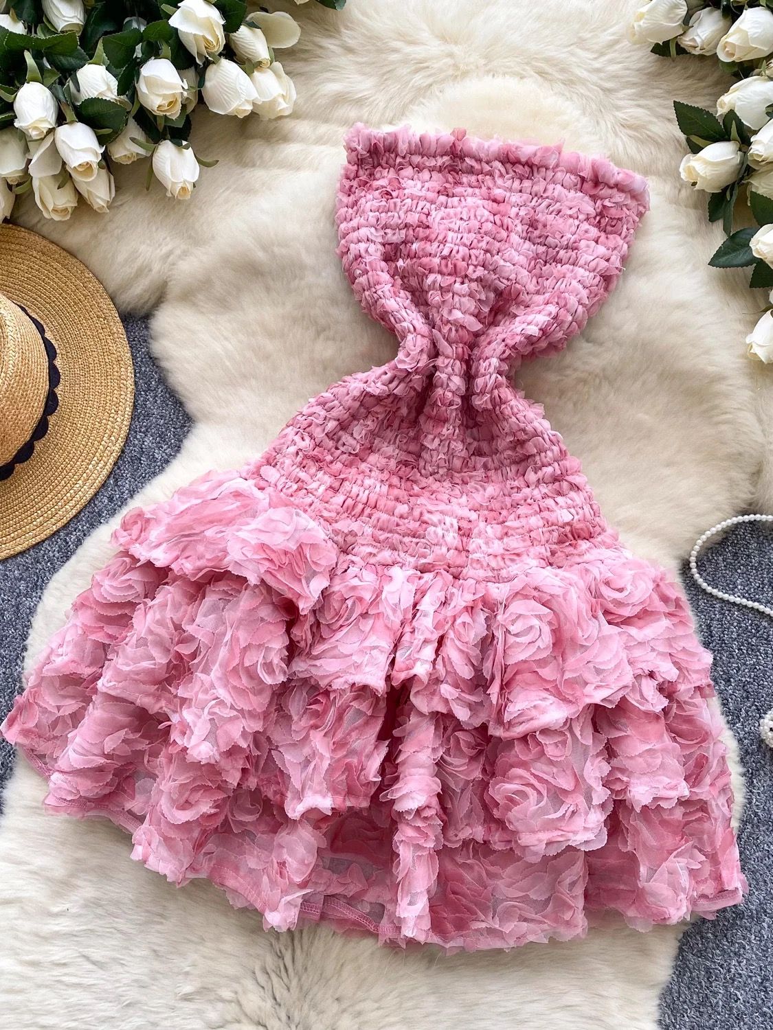 Bad intentions floral dress CD681 image