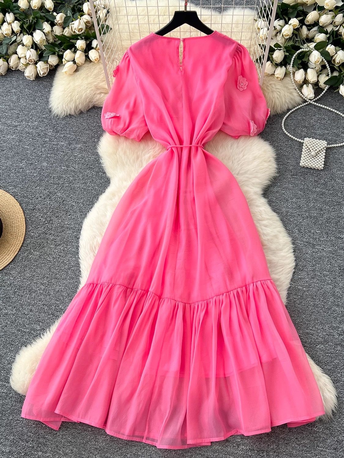 Shopping in Milan floral dress FD553 image