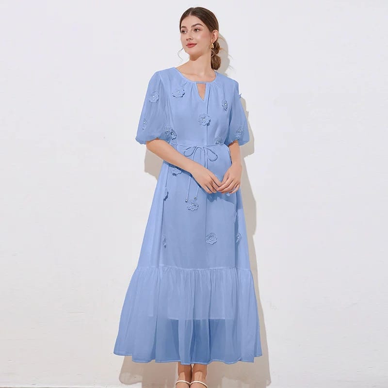 Shopping in Milan floral dress FD553 image