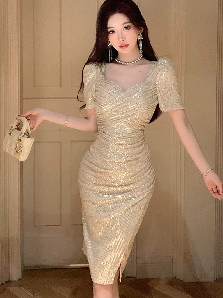 Slay in the city sparkle dress FBC493 image