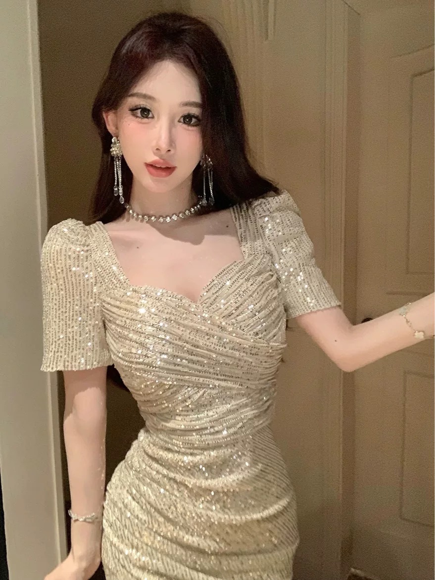 Slay in the city sparkle dress FBC493 image