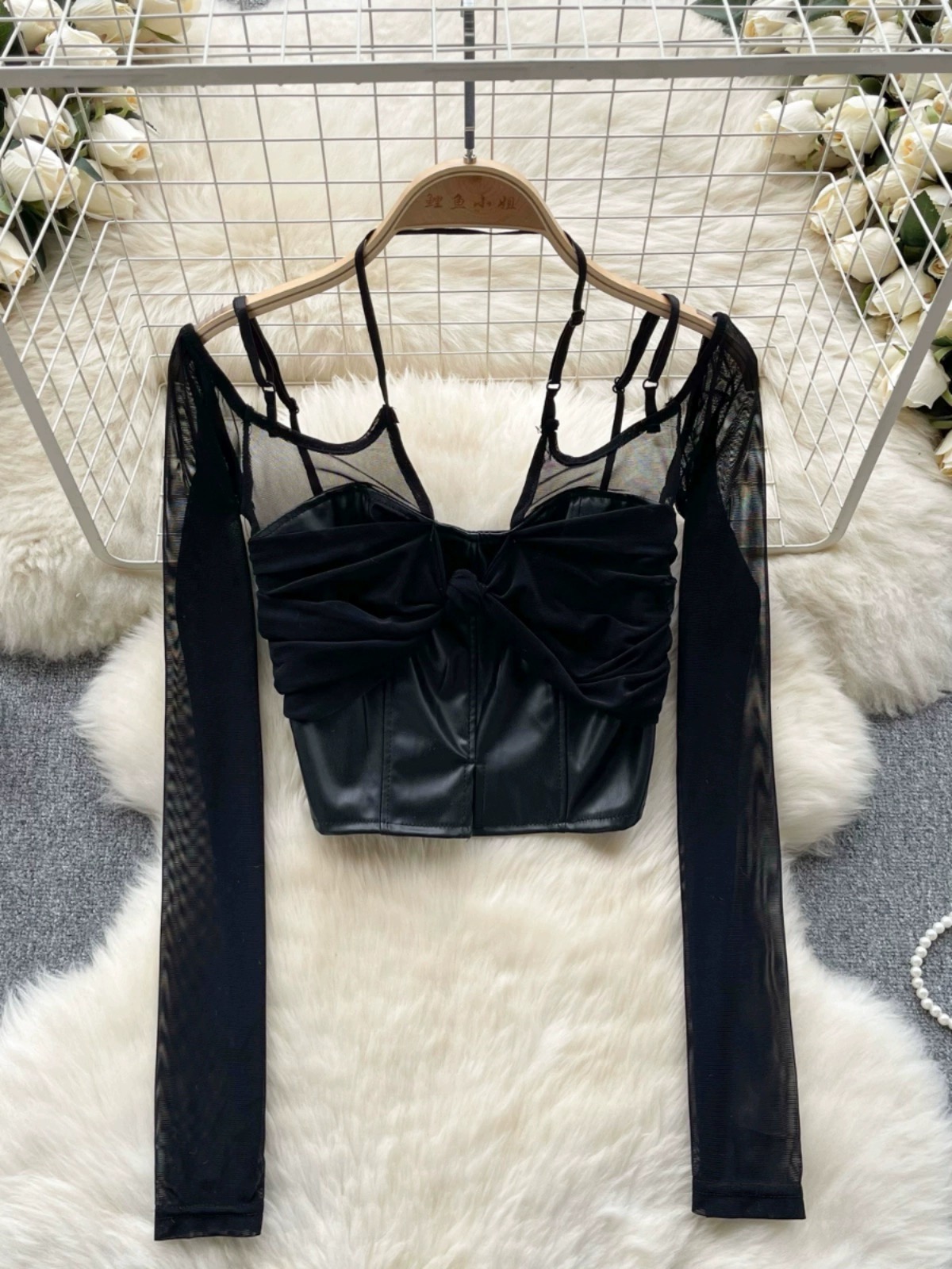 Out on a date leather top CTO131 image