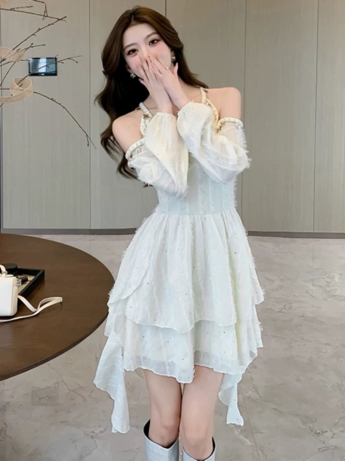 French design dress CD1354 image