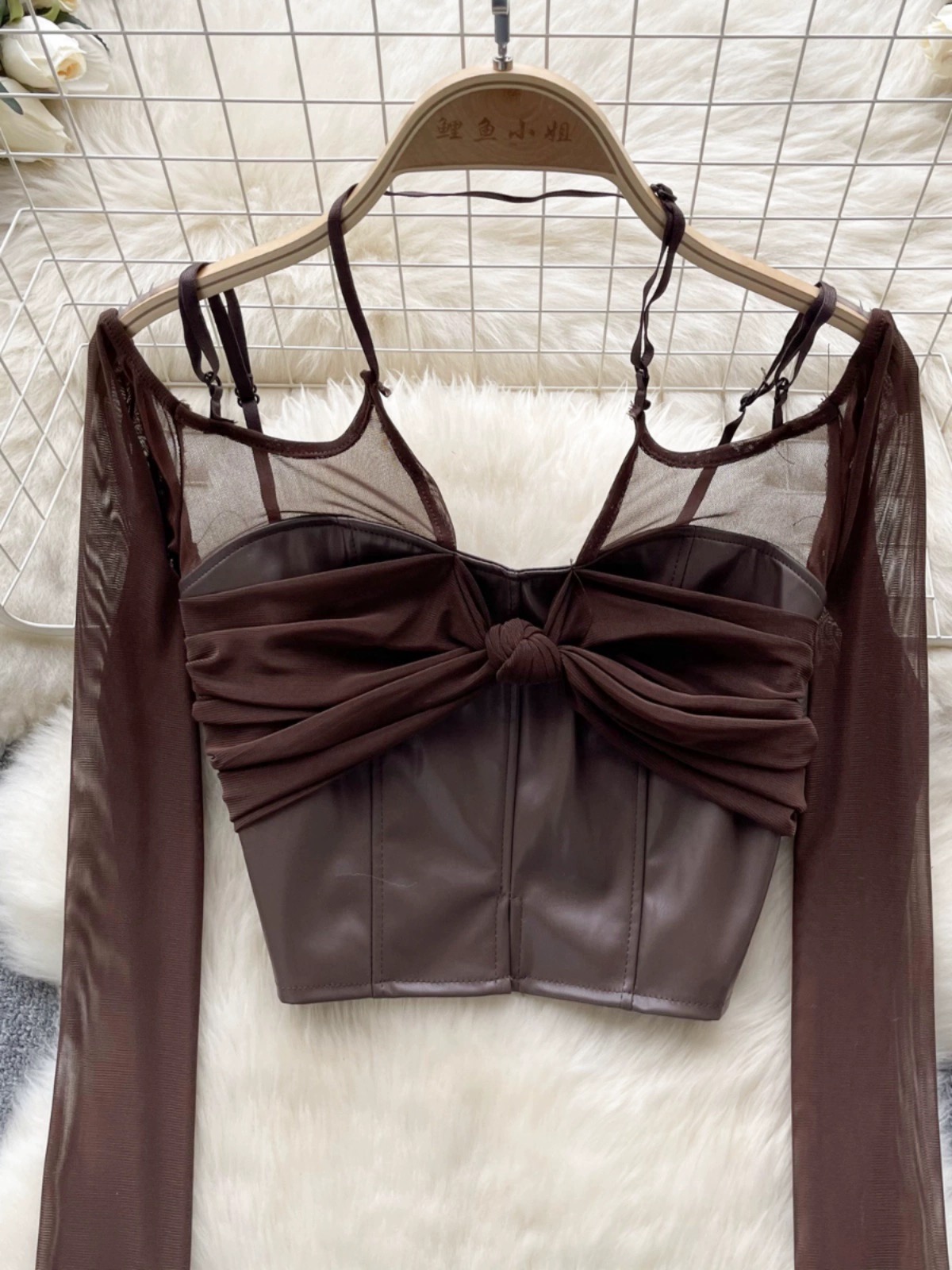 Out on a date leather top CTO131 image