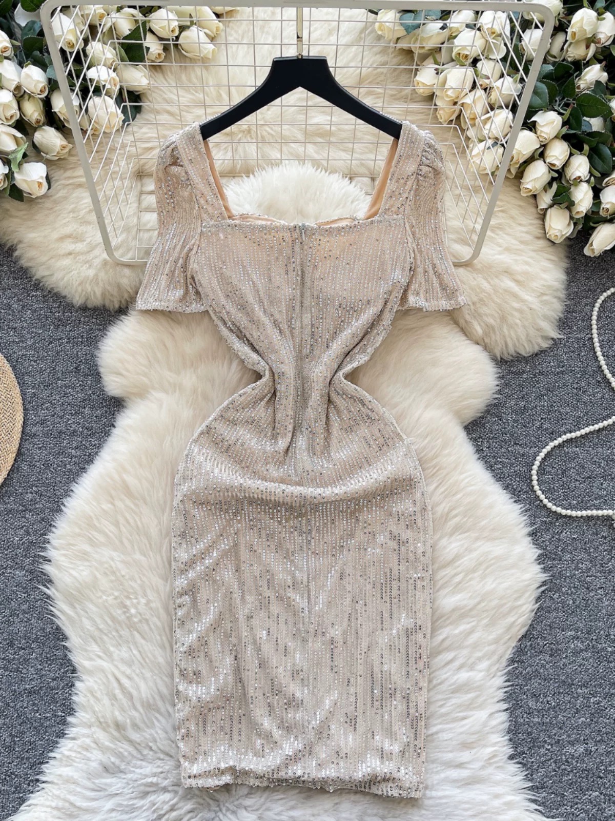 Slay in the city sparkle dress FBC493 image