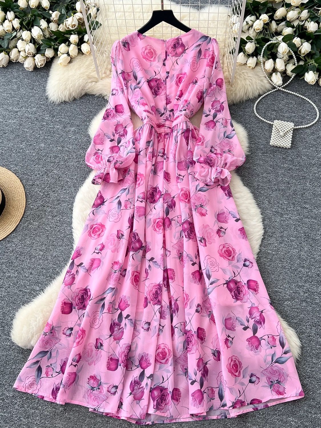 Print this out floral dress FD546 image