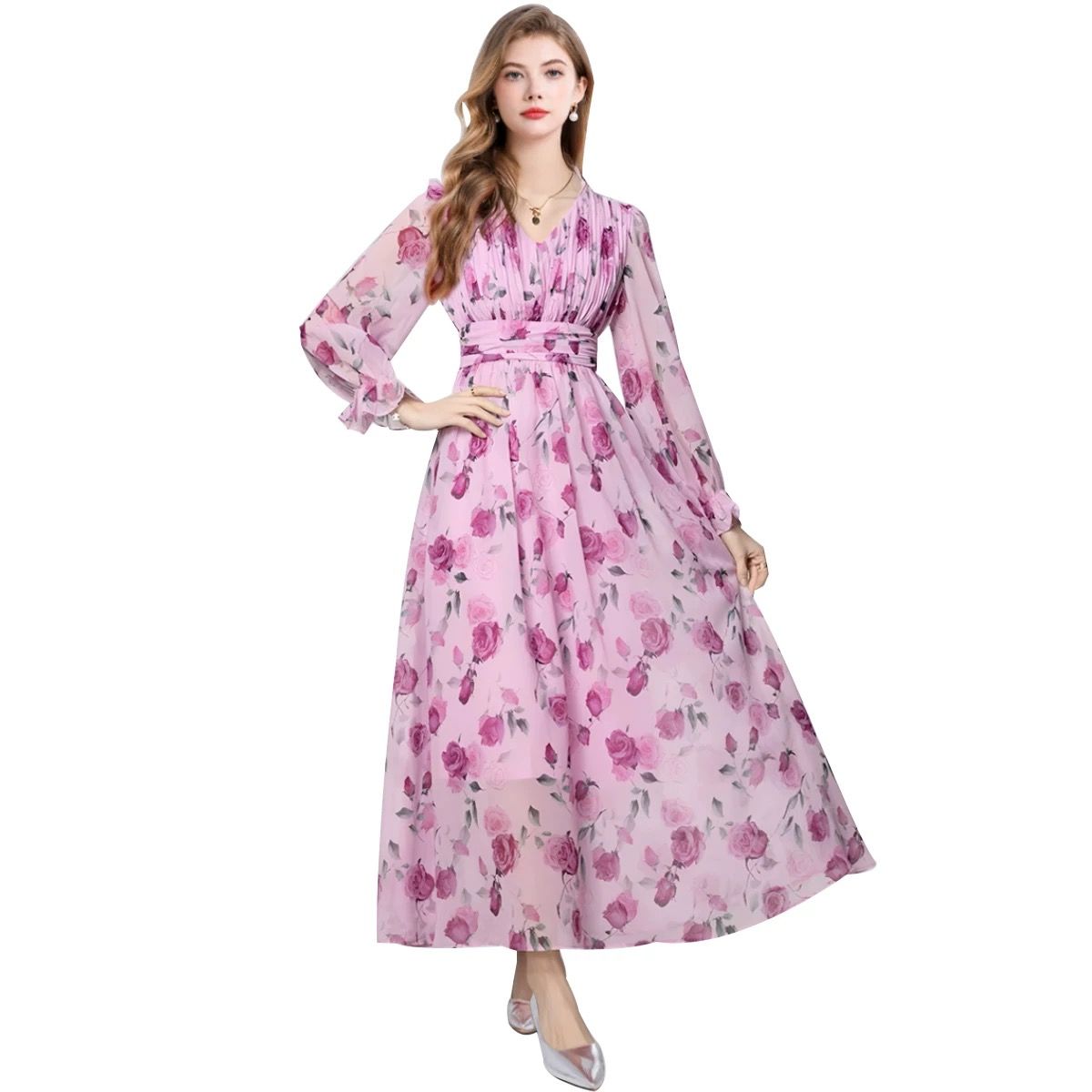 Print this out floral dress FD546 image