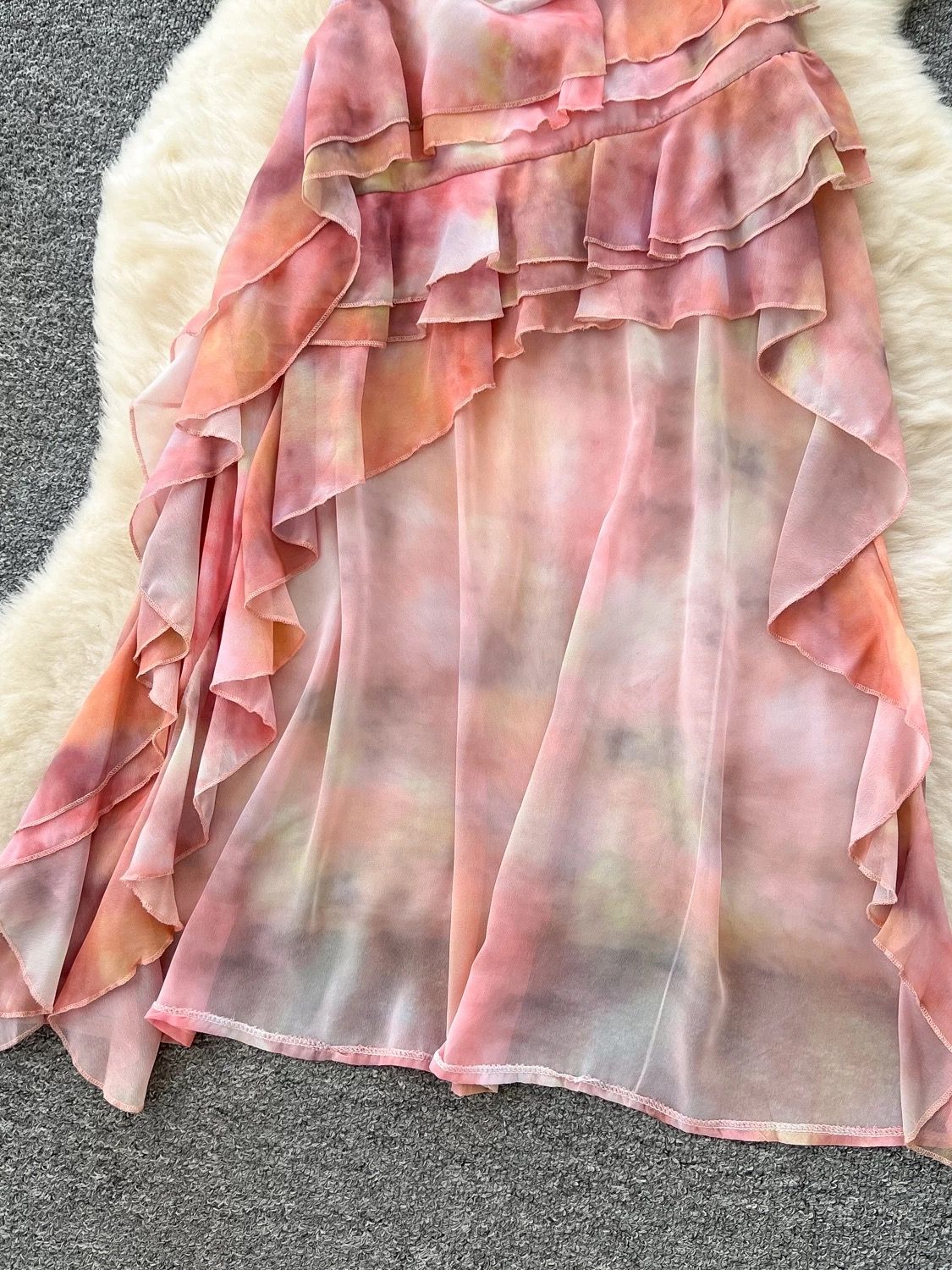 Subtle babe fluffy dress CD683 image