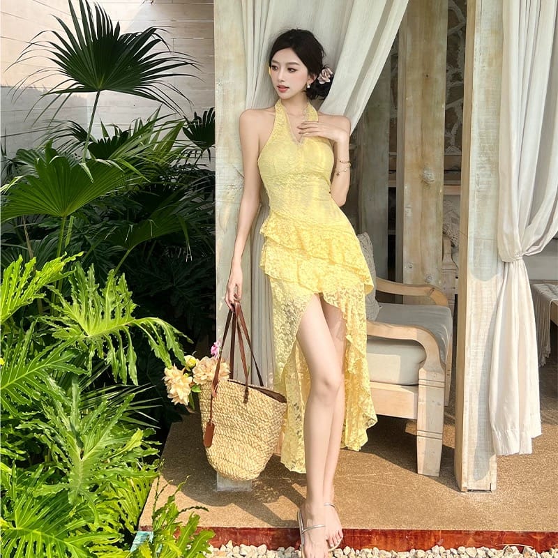 Contour beauty lace dress CD684 image