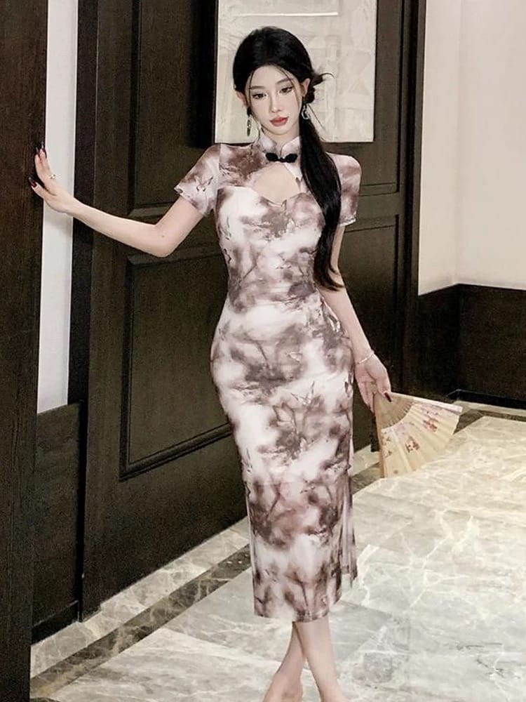 Taking names qipao dress Q209 image