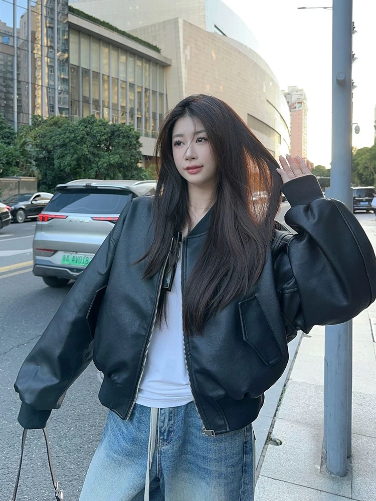 Wild babe leather jacket LJ137 image