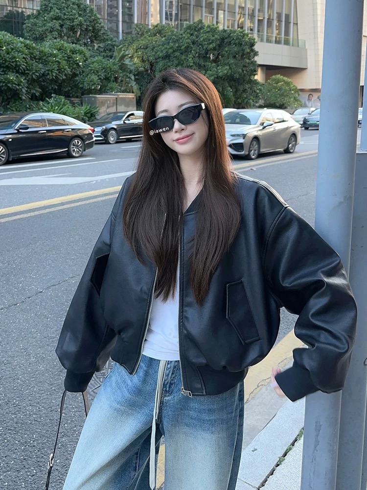 Wild babe leather jacket LJ137 image