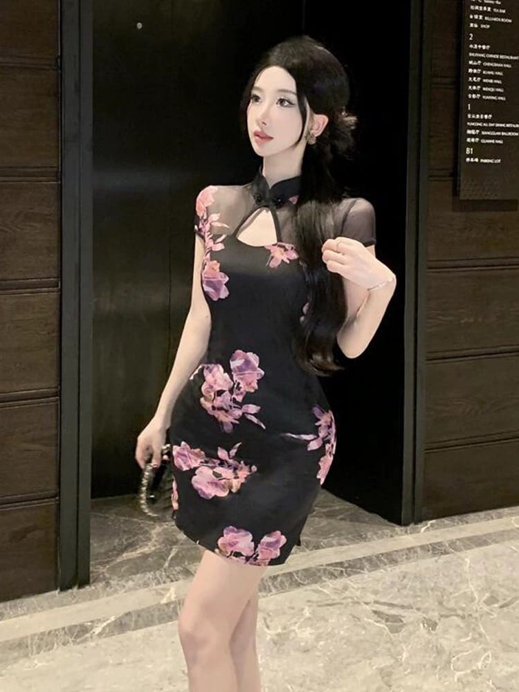 Bottle service qipao dress Q204 image