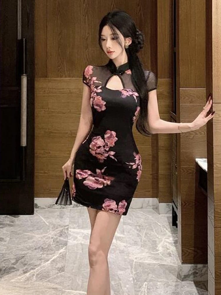 Bottle service qipao dress Q204 image